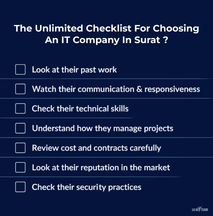 Check List For Choosing An It Companies In Surat